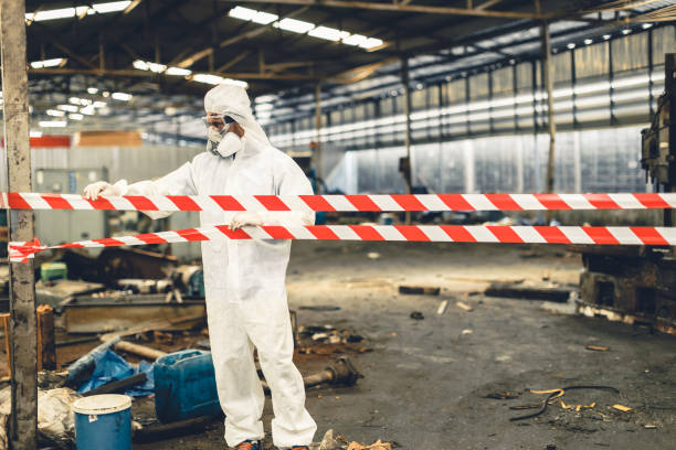 Professional Biohazard technician working in Peoria, IL